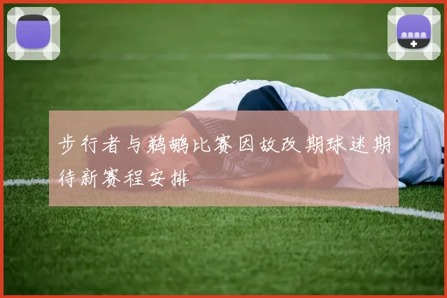 步行者与鹈鹕比赛因故改期球迷期待新赛程安排